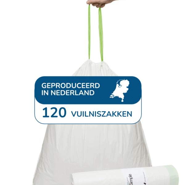 Simple Vuilniszakken 60 liter - 120 stuks - Geschikt voor Brabantia code M